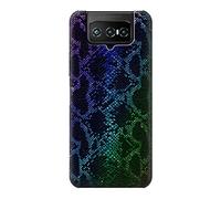 Rainbow Python Skin Graphic Print Case Cover For ASUS ZenFone 7 Pro