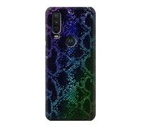 Rainbow Python Skin Graphic Print Case Cover For Motorola One Action (Moto P40 Power)