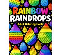 Rainbow Raindrops Coloring Book