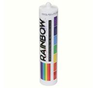 Rainbow RAL 7012 Silicone Sealant Basalt Grey | 300ml | Durable & Anti-Mould | For Kitchen, Bathroom, Showers & Other Sanitary Areas