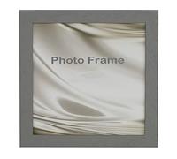 Rainbow Range Square Thin SOLID WOOD Picture Photo Frame Poster Frame-16x16 inch-Grey