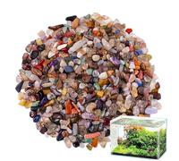Rainbow Raw Crystal Stone, Rainbow Raw Stone, Colourful Natural Raw Stones for Meditation - Multifunctional Home Decoration Stone, Natural Stones for Home, Living Room