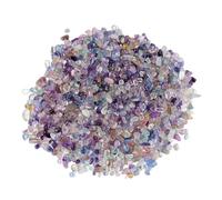 Rainbow Raw Stone, Natural Rough Crystal, Meditation Decor Rock, Healing Mineral Specimen, Multifunctional Earth Base for Offices, Living Room Home Desktop Display Item