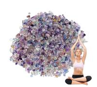 Rainbow Raw Stone - Natural Rough Crystal, Meditation Decorative Rock with Multifunctional Design, Portable Stone for Home Decor, Living Room, Office Display, Spiritual Practices,