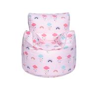 (Rainbow) Ready Steady Bed Kids Bean Bag Armchair Toddler Beanbag Chair Playroom Pouffes