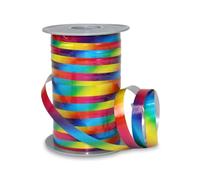Rainbow Recycled Curling Ribbon 10mm x 200m Roll