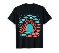 Rainbow Reef Parade Kids Ocean Science Colors Classroom STEM T-Shirt