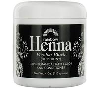 Rainbow Research Henna Hair Color And Conditioner Persian Black Deep Ebony - 4 Oz
