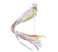 Rainbow Ribbon Hand Bells Hand Kite Sensory Ribbon Toy Learning Toys Rings Kids Toddler Rattle Kite Toy