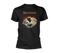 RAINBOW - RISING BLACK - Clothing - Size S - New T Shirt - A66z