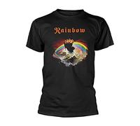 RAINBOW - RISING BLACK - Clothing - Size S - New T Shirt - A66z