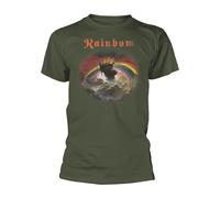 RAINBOW - RISING DISTRESSED (MILITARY GREEN) GREEN T-Shirt Medium