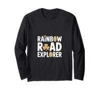 Rainbow Road Explorer Irish Shamrock Lucky Long Sleeve T-Shirt