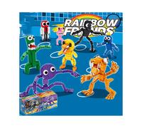 Rainbow Roblox 8pcs Friends Building Block Toy Figure Model Kid Collection Gift