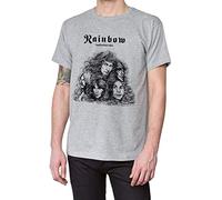 Rainbow Rock Band Long Live Rock N' Roll Logo Men's T Shirt(X-Large)