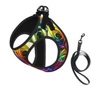 Rainbow Rose Compact Pet Suspender Vest-The Perfect Small Pet For A Comfortable Walk