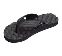 Rainbow Sandals Men's Rubber Single Layer Holoholo Black Size: 10
