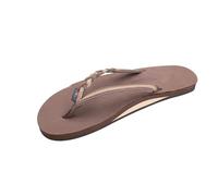 Rainbow Sandals Women’s Flirty Braidy Premier Leather w/Single Braided Strap, Expresso/Sierra Brown, 10.5-11.5