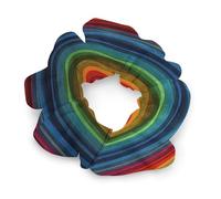 Rainbow Scrunchies Soft Beautiful Hair Ties No Crease Gentle Elastic Hair Bands Sturdy Silk Scrunchy No Damage Satin Scrunchies for Women Girls Hair Accessories