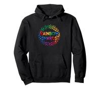 Rainbow Shards Stained Glass Crafter Pullover Hoodie