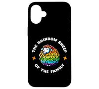 Rainbow Sheep of the Family 2024 Gay Pride Allies LGBTQ+ Case for iPhone 16 Plus