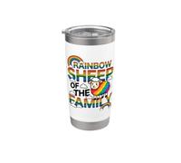 Rainbow Sheep of The Family Cute Pride LGBTQ Stainless Steel Insulated Tumbler