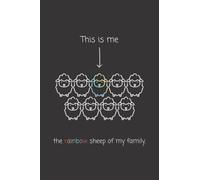 Rainbow Sheep of the Family Pride Flag Colours A5 Notebook (6x9 inches): LGBTQI
