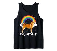 Rainbow Shiba Inu Ew People Unicorn Dog Tank Top