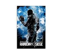 Rainbow Six Siege Poster Art Tom Clancy Inspired Wall Decor Gaming Prints for Home Modern Artwork for Gamers Unique Gift Esports Fans Video Game Wall Art Gift 20x30inch(50x75cm) Unframed