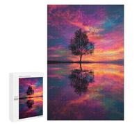 Rainbow Sky Reflections - Decorative Jigsaw for Grown-Ups, 1000 PCS, Seasonal Gift; for Shared Table Time