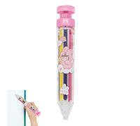 Rainbow Slide Crayon - Quick- Marker, Versatile Tip Set for Creative Journaling, Dynamic Art Instrument, Stationery Item with Wax Composition, Interactive Pen