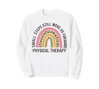 Rainbow Small Steps Move Us Forward Physical Therapy Pride Sweatshirt