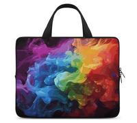 Rainbow Smoke Laptop Bag Durable Laptop Sleeve Water-Resistant Notebook Bag for Computer Or Tablet