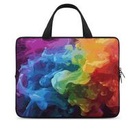 Rainbow Smoke Laptop Bag Durable Laptop Sleeve Water-Resistant Notebook Bag for Computer Or Tablet