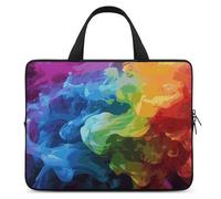 Rainbow Smoke Laptop Bag Durable Laptop Sleeve Water-Resistant Notebook Bag for Computer Or Tablet