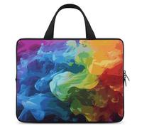 Rainbow Smoke Laptop Bag Durable Laptop Sleeve Water-Resistant Notebook Bag for Computer Or Tablet