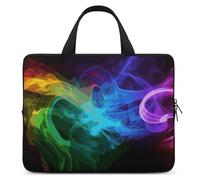 Rainbow Smoke Laptop Case Sleeve 17inch Business Travel Protective Computer Carrying Cover Briefcase Handbags for Laptop Or Tablet