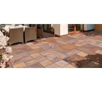 RAINBOW SMOOTH INDIAN SANDSTONE 22mm PAVING SLABS FLAGS PATIO PACK 15.3m2