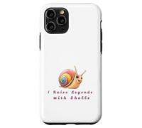 Rainbow Snail Lover Gift - I Raise Legends with Shells Case for iPhone 11 Pro