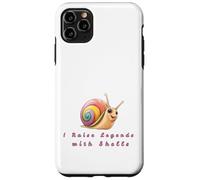 Rainbow Snail Lover Gift - I Raise Legends with Shells Case for iPhone 11 Pro Max