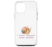 Rainbow Snail Lover Gift - I Raise Legends with Shells Case for iPhone 12/12 Pro