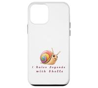 Rainbow Snail Lover Gift - I Raise Legends with Shells Case for iPhone 12 mini