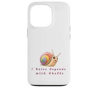Rainbow Snail Lover Gift - I Raise Legends with Shells Case for iPhone 13 Pro