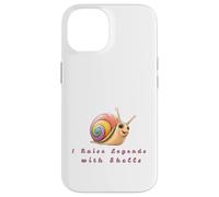Rainbow Snail Lover Gift - I Raise Legends with Shells Case for iPhone 14
