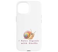 Rainbow Snail Lover Gift - I Raise Legends with Shells Case for iPhone 15