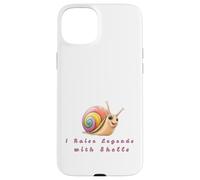 Rainbow Snail Lover Gift - I Raise Legends with Shells Case for iPhone 15 Plus
