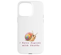 Rainbow Snail Lover Gift - I Raise Legends with Shells Case for iPhone 15 Pro Max