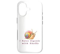 Rainbow Snail Lover Gift - I Raise Legends with Shells Case for iPhone 17