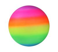 Rainbow Soccer Ball - Inflatable Ball Inflatable Water Games for Beach Balls Activity Equipment Play Accessory | Football Balls for Shots