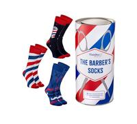 Rainbow Socks - Barber Socks Box - Men's Novelty Barber Socks - Novlety Gift Socks for Hairdressers and Barbers - 3 Pairs, Barber Socks, 41-46